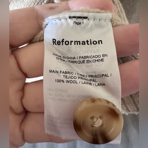 Reformation wool cardigan - Picture 3 of 3